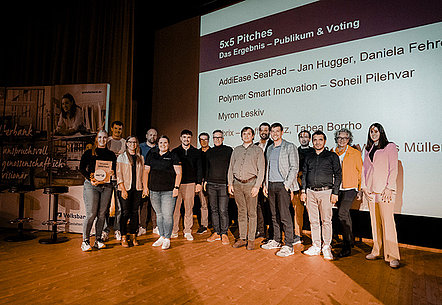 Die Pitch Teams samt Jury