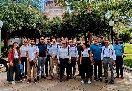 Die Reise startete mit einer geführten Tour durch das Capitol Austin.